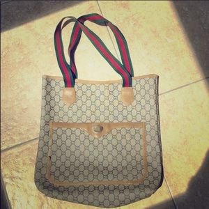 Vintage Gucci Plus Tote Bag